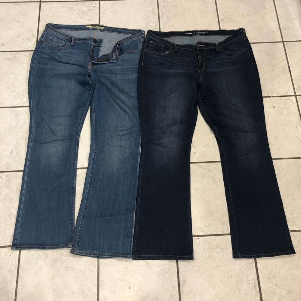 Bundle Old Navy Flare/Bootcut Jean Plus Size 16